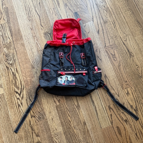 Jonas Brothers Backpack Camp Rock Disney Channel Movie Joe Nick Kevin EUC 2008 main image 6